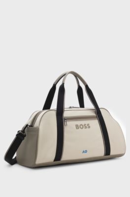 BOSS x AO zipped holdall, Light Beige