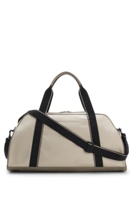 BOSS x AO zipped holdall, Light Beige