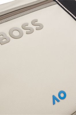 BOSS x AO zipped holdall, Light Beige