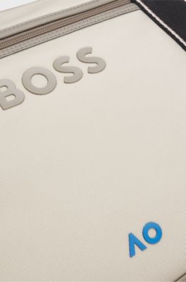 BOSS x AO zipped holdall, Light Beige