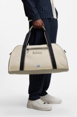 BOSS x AO zipped holdall, Light Beige