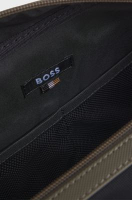 BOSS x AO zipped holdall, Dark Blue