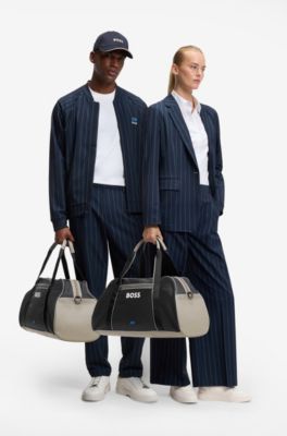 BOSS x AO zipped holdall, Dark Blue