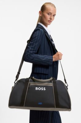BOSS x AO zipped holdall, Dark Blue