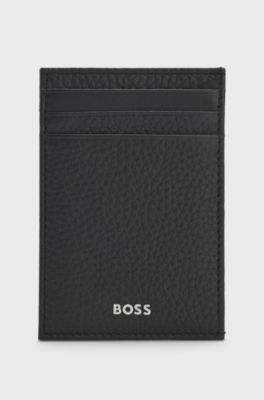 Grained wallet, Black
