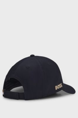 BOSS x AO slogan cap, Dark Blue