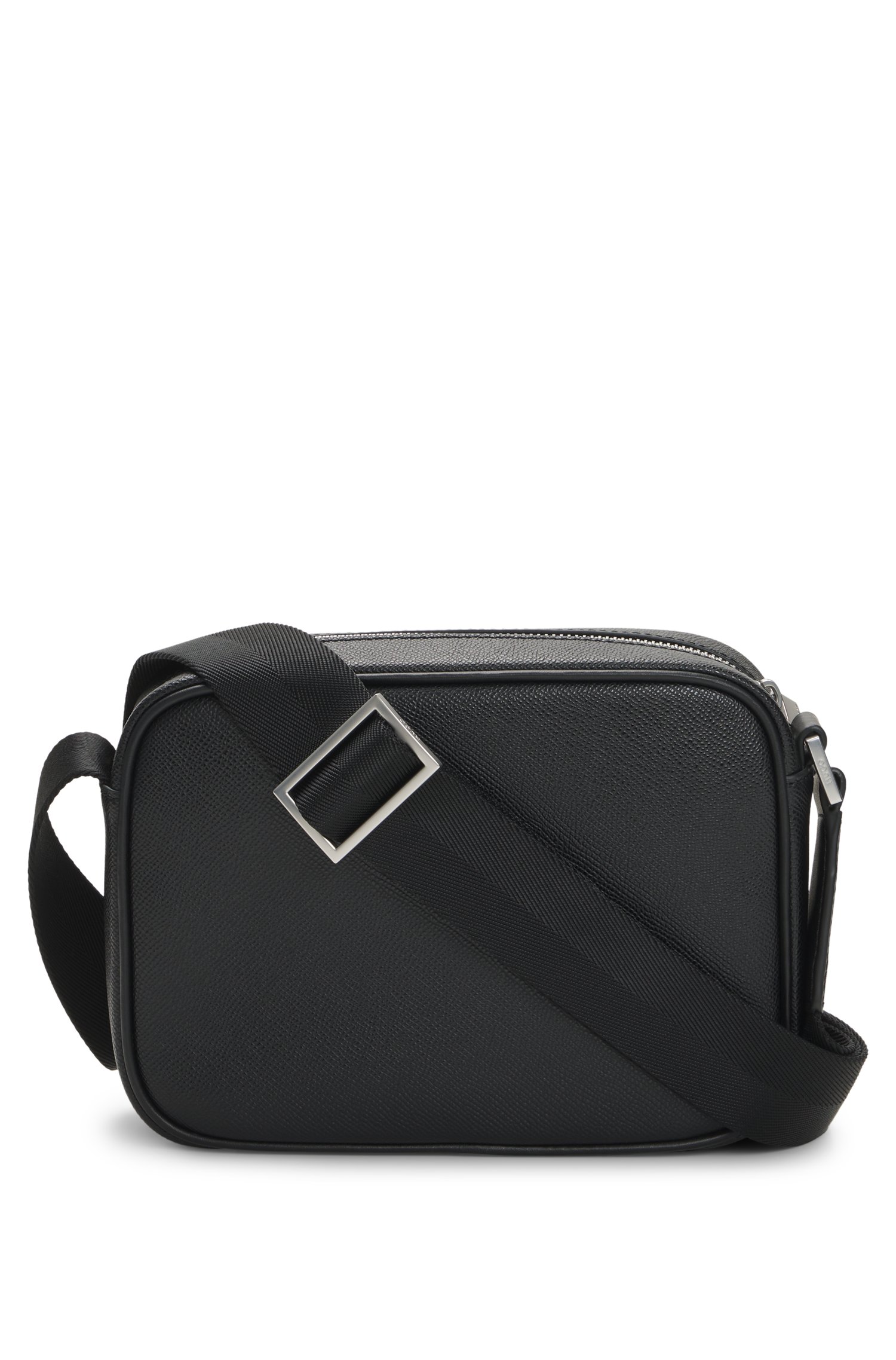 Hugo Recycled-leather crossbody bag handväskor & axelremsväskor herr – bild 2