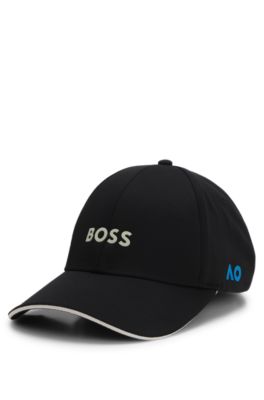 BOSS x AO logo-print cap, Black