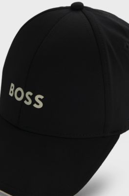 BOSS x AO logo-print cap, Black