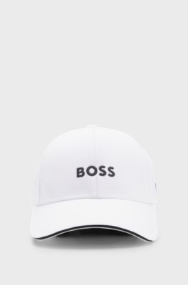 BOSS x AO logo-print cap, White