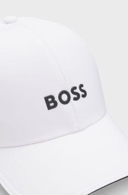 BOSS x AO logo-print cap, White