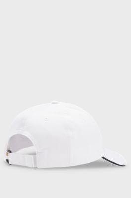 BOSS x AO logo-print cap, White