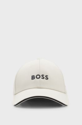 BOSS x AO logo-print cap, Light Beige