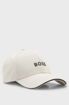 BOSS x AO logo-print cap, Light Beige