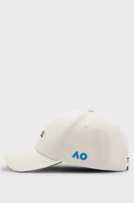BOSS x AO logo-print cap, Light Beige