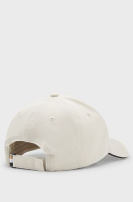 BOSS x AO logo-print cap, Light Beige