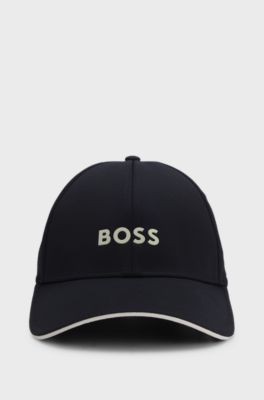 BOSS x AO logo-print cap, Dark Blue