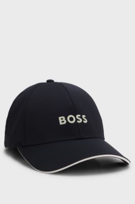 BOSS x AO logo-print cap, Dark Blue