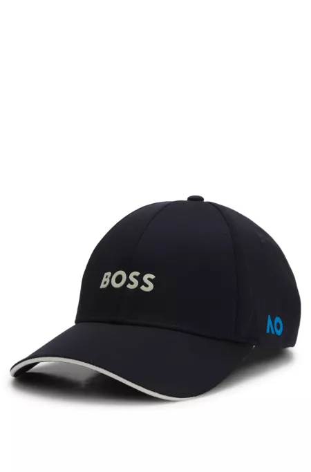 BOSS x AO logo-print cap