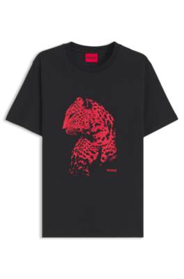 Hugo Graphic-print T-shirt in cotton jersey herr – bild 4