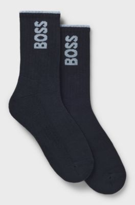 BOSS x AO 2-pack short socks, Dark Blue