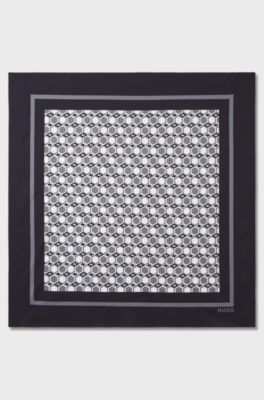 Printed bandana, Grey Patterned