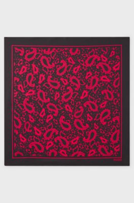 Printed bandana, Pink Patterned