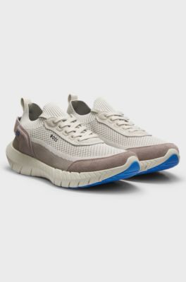 BOSS x AO BOSS-MOTION trainers, Light Beige