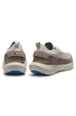 BOSS x AO BOSS-MOTION trainers, Light Beige