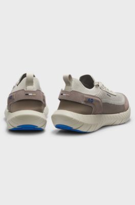 BOSS x AO BOSS-MOTION trainers, Light Beige