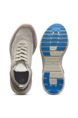 BOSS x AO BOSS-MOTION trainers, Light Beige