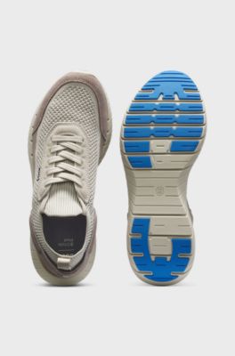BOSS x AO BOSS-MOTION trainers, Light Beige