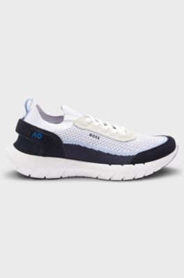 BOSS x AO BOSS-MOTION trainers, Light Blue