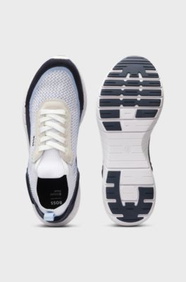 BOSS x AO BOSS-MOTION trainers, Light Blue