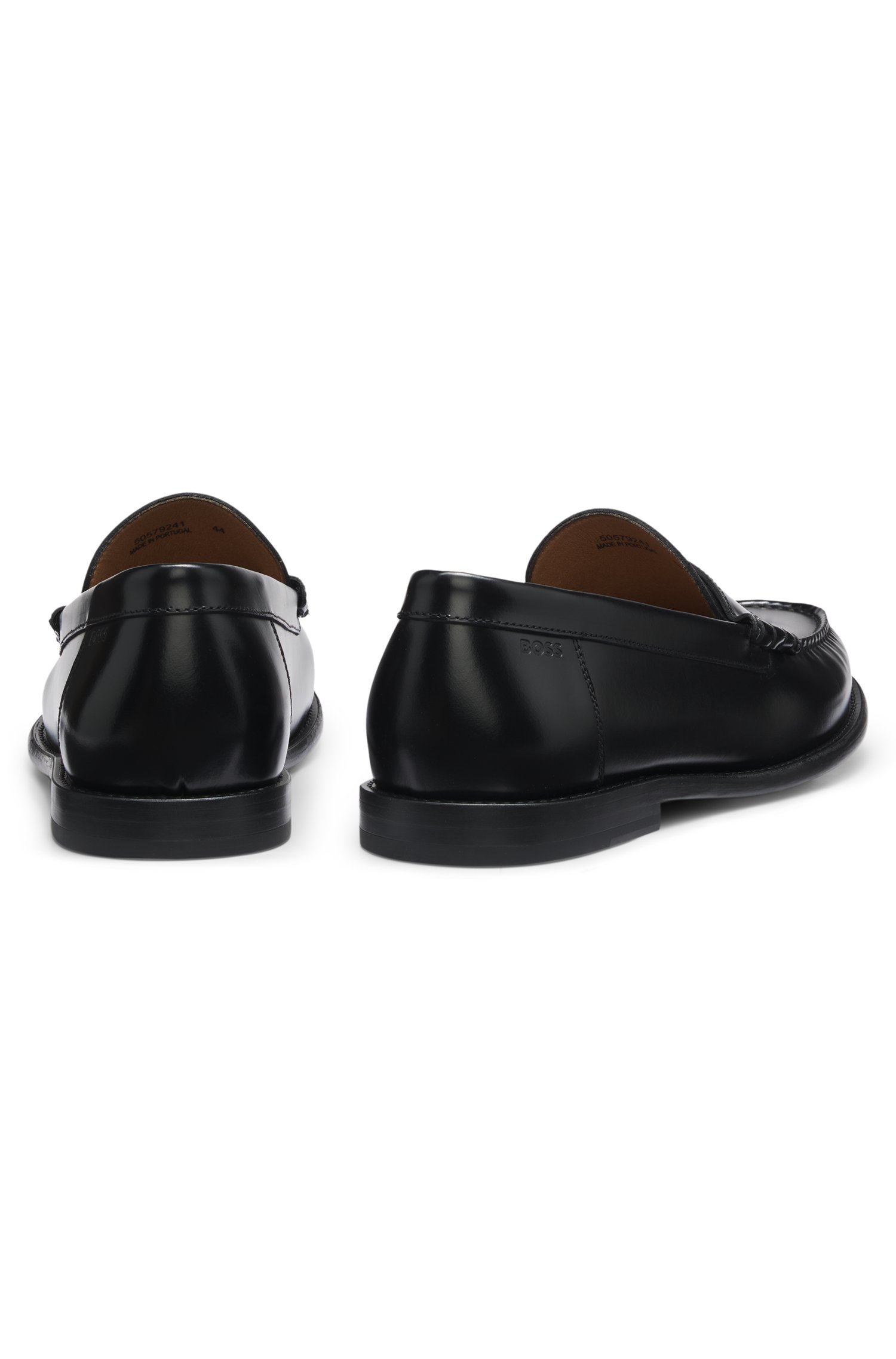 Boss Leather penny loafers herr – bild 3