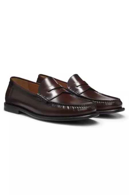 Penny-Loafer aus Leder