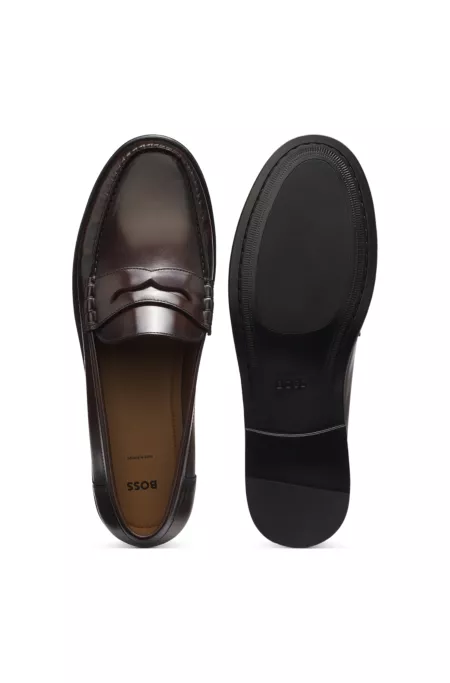 Penny-Loafer aus Leder