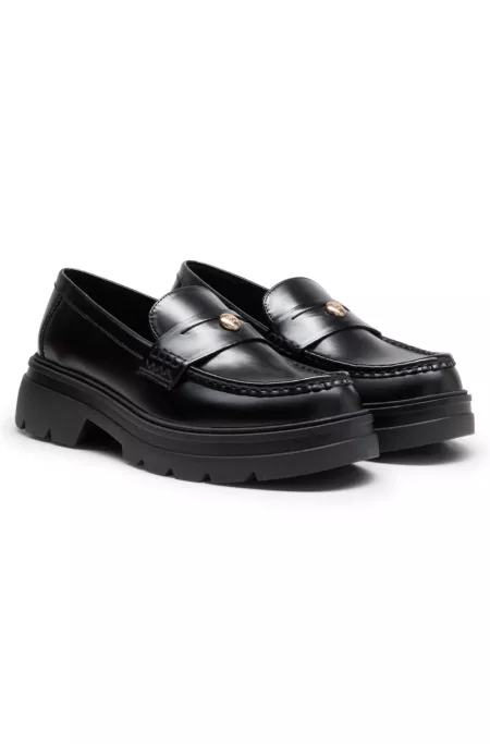 Loafer aus Leder