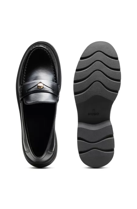 Loafer aus Leder