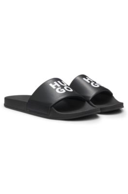 Stacked-logo slides, Black