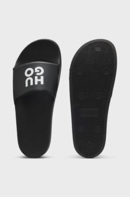 Stacked-logo slides, Black
