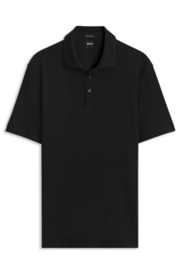 Pallas cotton polo shirt, Black