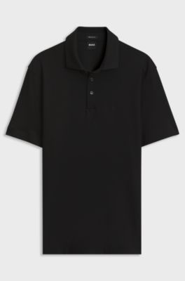 Pallas cotton polo shirt, Black