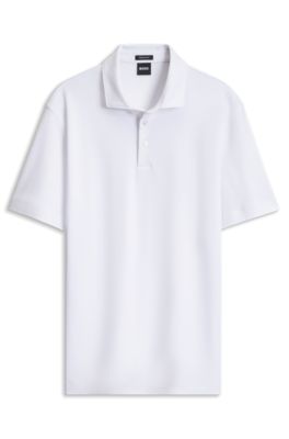 Pallas cotton polo shirt, White