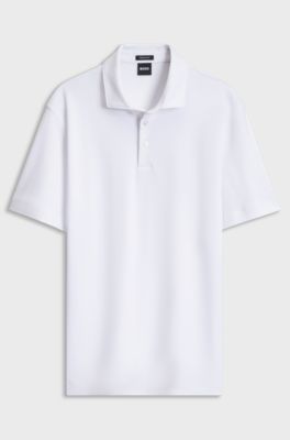 Pallas cotton polo shirt, White