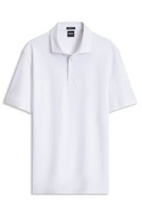 Pallas cotton polo shirt, White