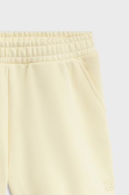 Cotton-blend shorts, Light Yellow