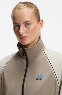 BOSS x AO replica teamwear reversible jacket, Beige
