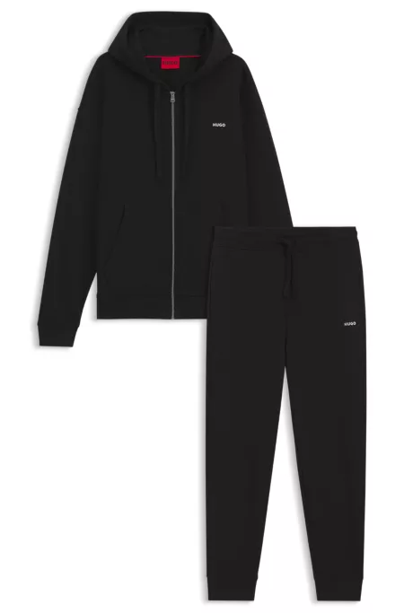 Relaxed-fit tracksuit set in French-terry cotton