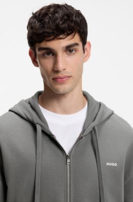 Relaxed-fit tracksuit set in French-terry cotton, Grey